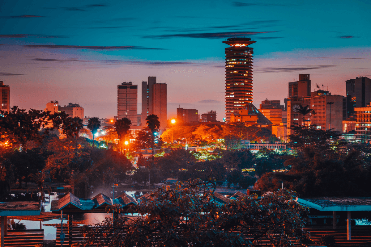 Nairobi Skyline at Night